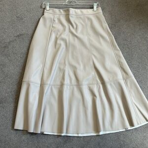 banana republic factory vegan a line skirt
